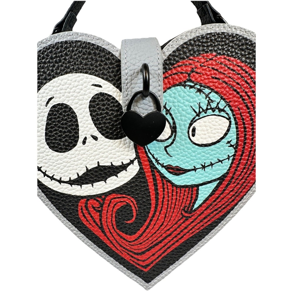 Disney The‎ Nightmare Before Christmas Jack Sally Heart Crossbody Bag